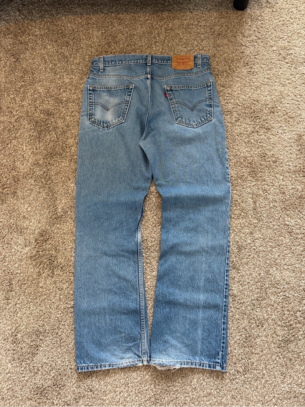 Y2K 517 Levi's Men's Blue Bootcut Jeans fits 34 waist